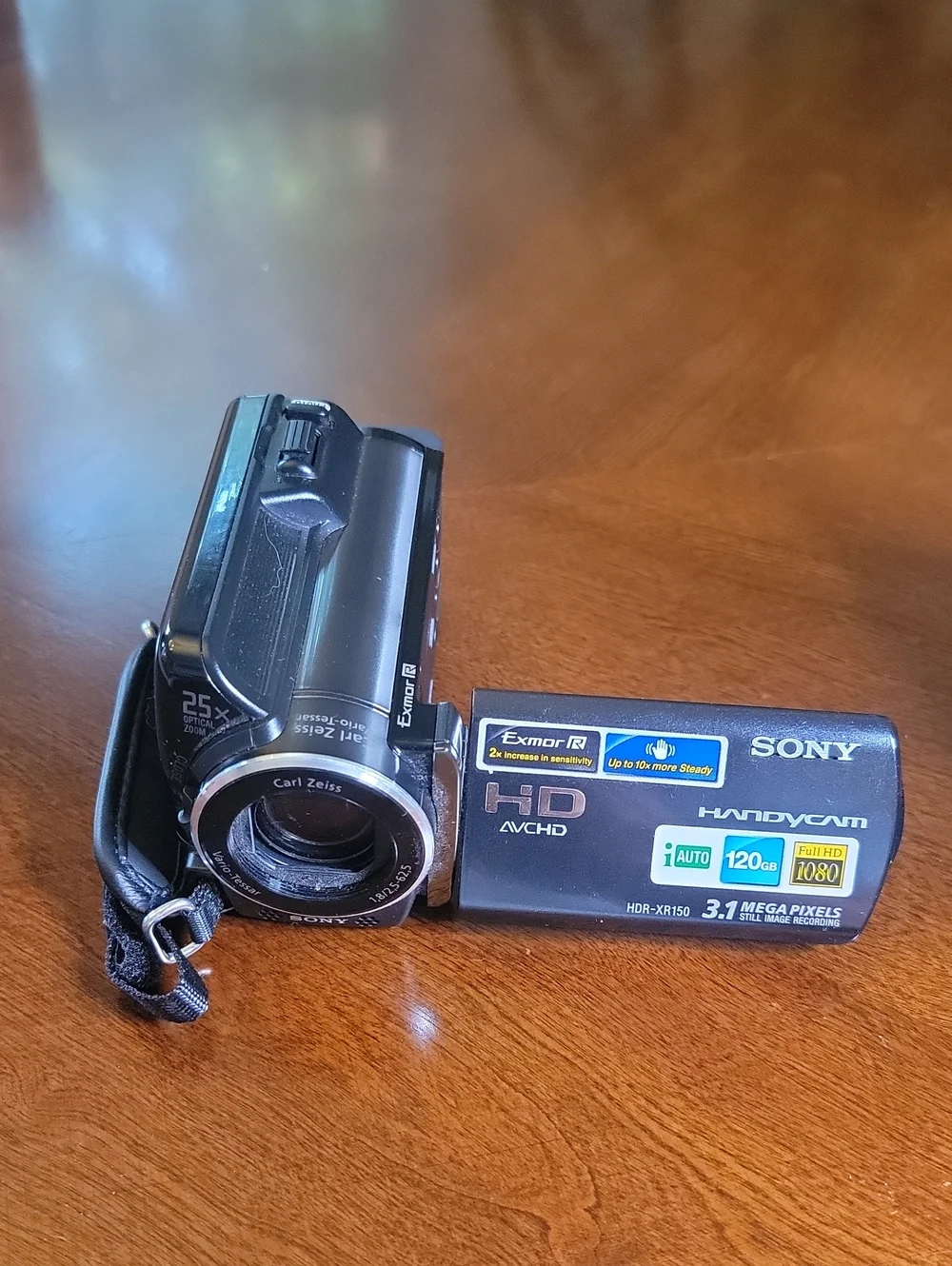 Sony HDR-XR150 Black and Silver Handycam HD Camcorder